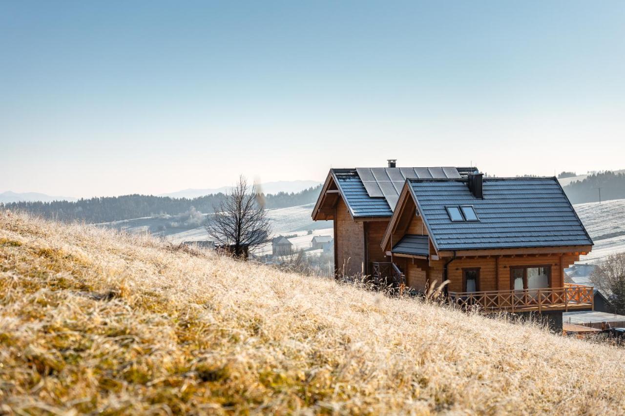 Houten Vakantiewoning "Reisnaarpolen" Royaal Ontbijt, Sauna En Hottub Czarna Góra Exterior foto