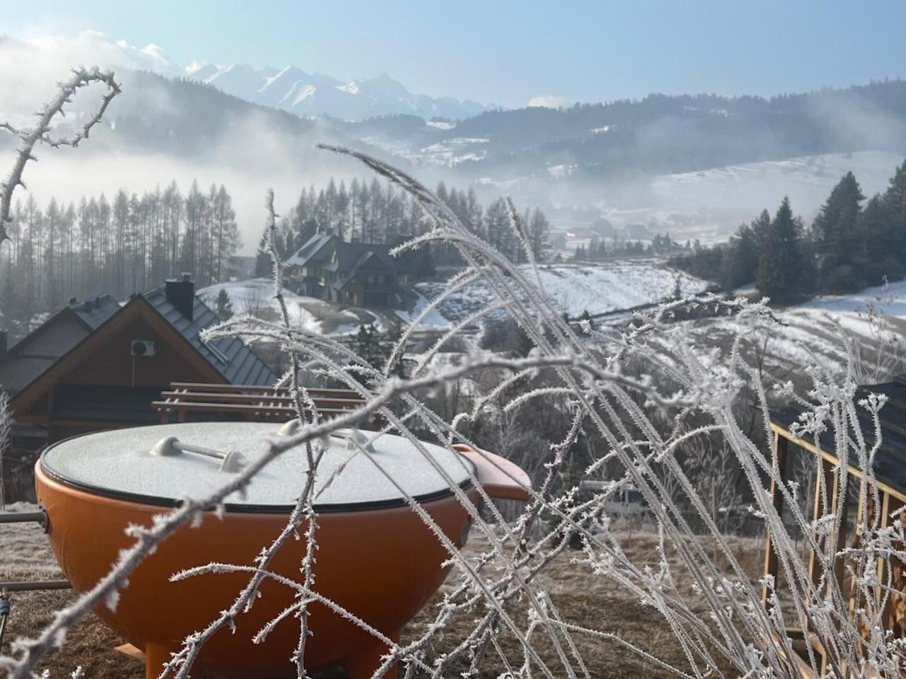 Houten Vakantiewoning "Reisnaarpolen" Royaal Ontbijt, Sauna En Hottub Czarna Góra Exterior foto